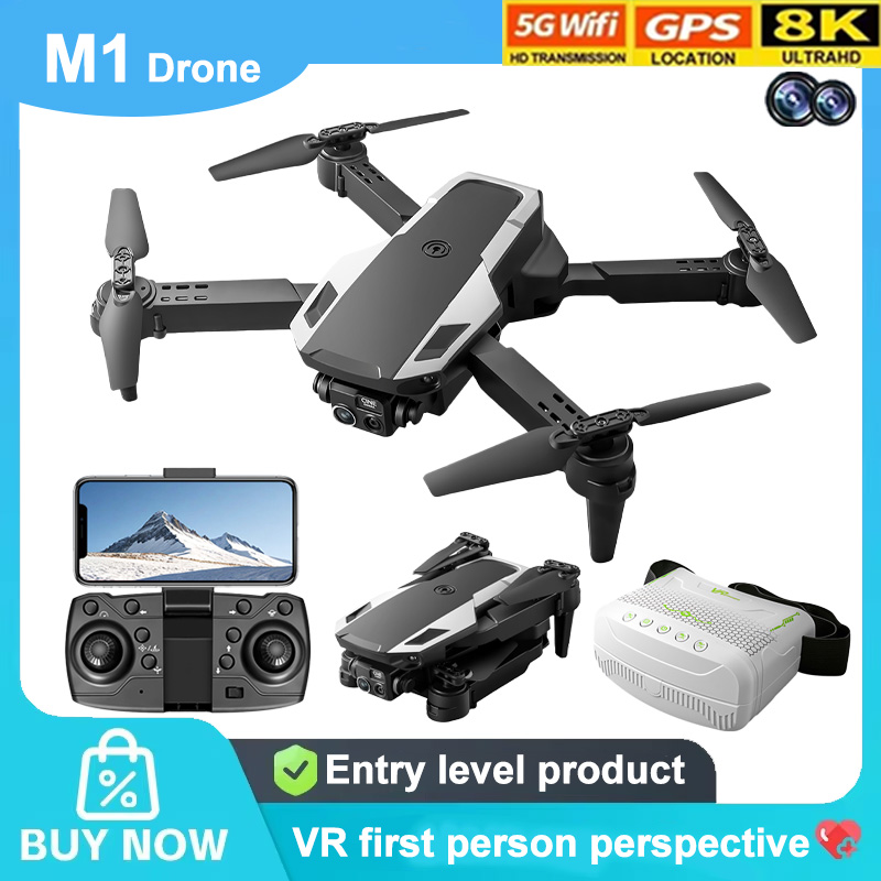 Drone Top Rc - M1 Foldable Drone HD Camera Optical