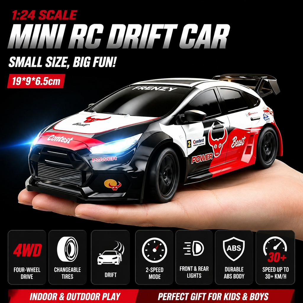 Drone Lidi Rc - 4WD Desktop RC Drift Car Professional