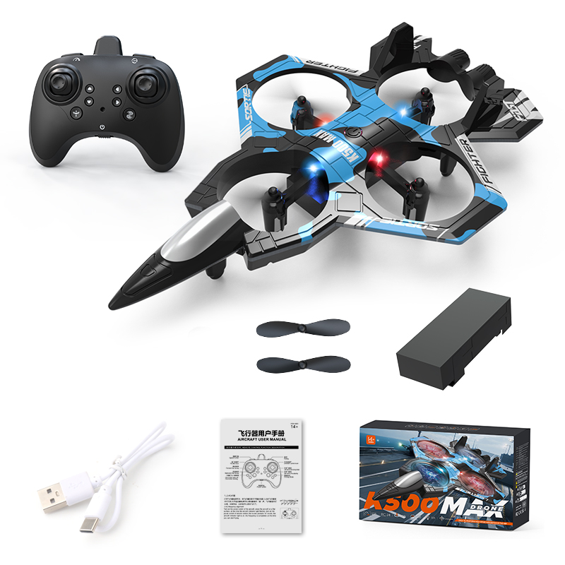 Drone Rc Fighter Jet - K500Max Fighter Jet Quadcopter Drone Stunt