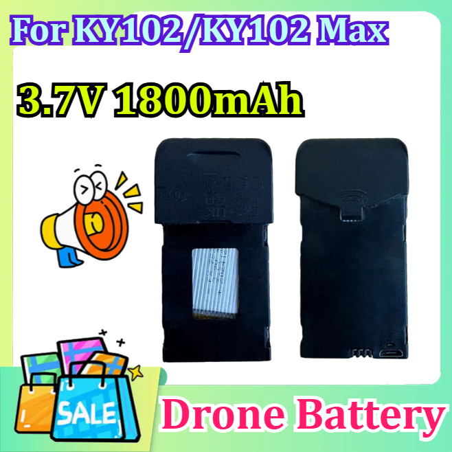 Drone Ky102 Rc - 3.7V 1800mAh Drone Battery for KY102