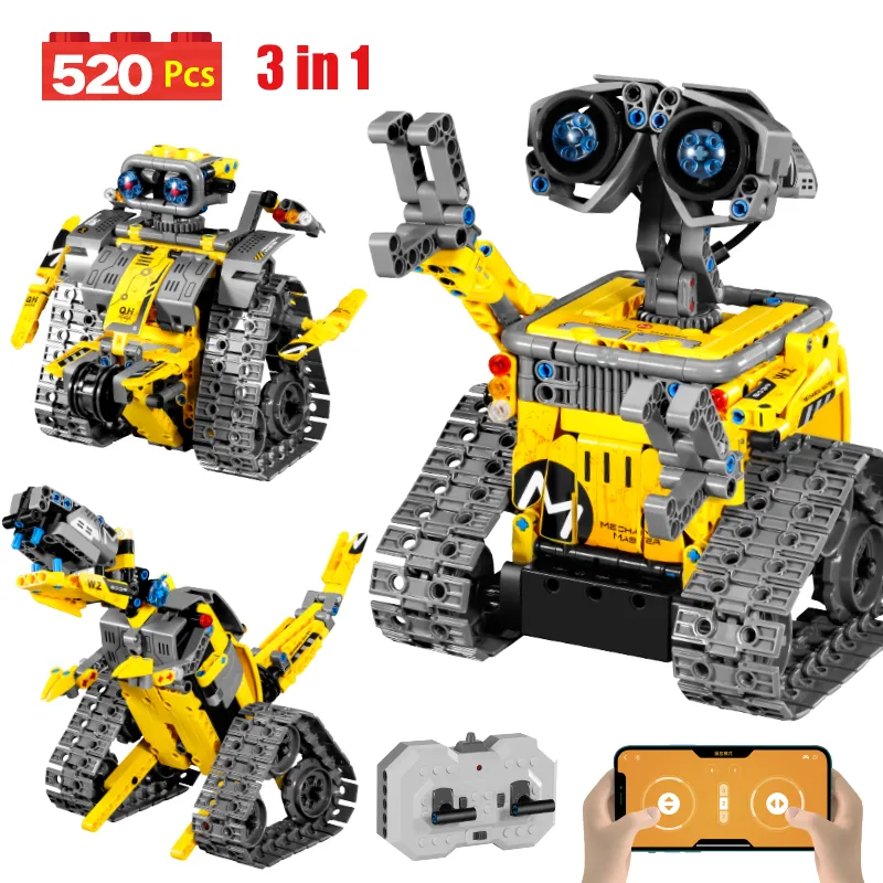 Drone Carrera Rc - 520pcs 3 in 1 City Technical