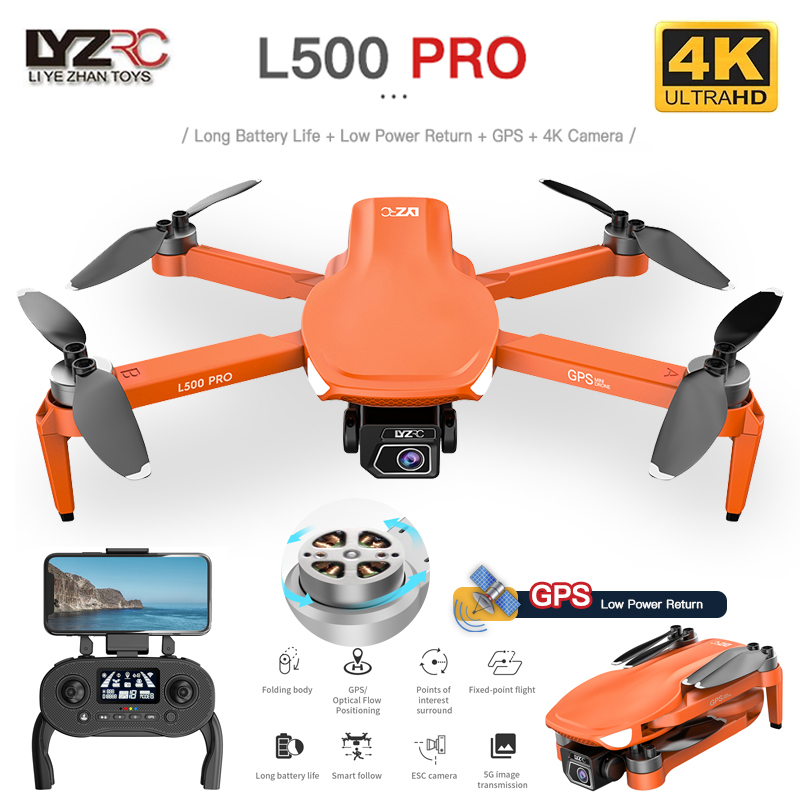 L500 PRO GPS Drone 4K Profesio - Drone Vs Rc Helicopter avis et prix