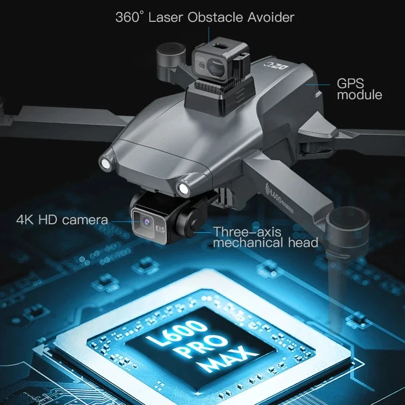 L600 PRO RC Drone 4K HD Dual C - Drone Vs Rc Helicopter avis et prix
