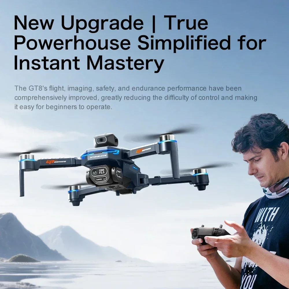 Drone 4K HD GT8 Camera Obstacl - Drone Top Rc avis et prix