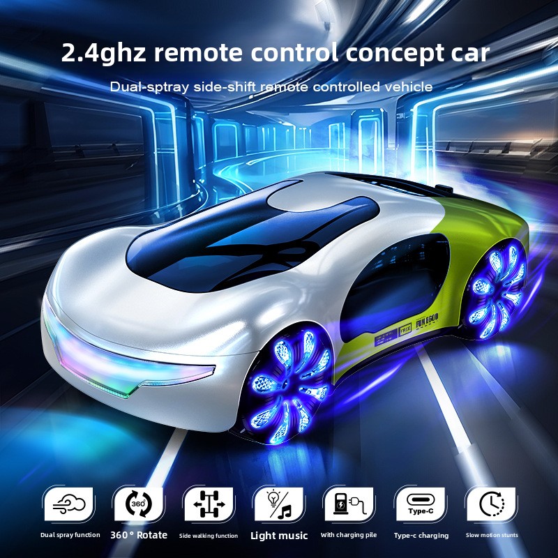 Magic Spray Music RC Stunt Car - Drone Lidi Rc avis et prix
