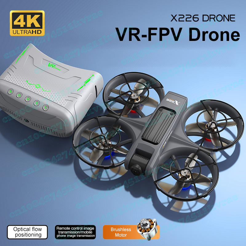 X226 VR FPV Drone 4K HD Dual C - Drone Vs Rc Helicopter avis et prix