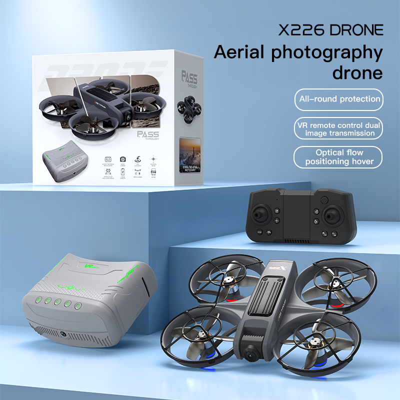 X226 VR FPV Drone 4K HD Dual C - Drone Vs Rc Helicopter avis et prix