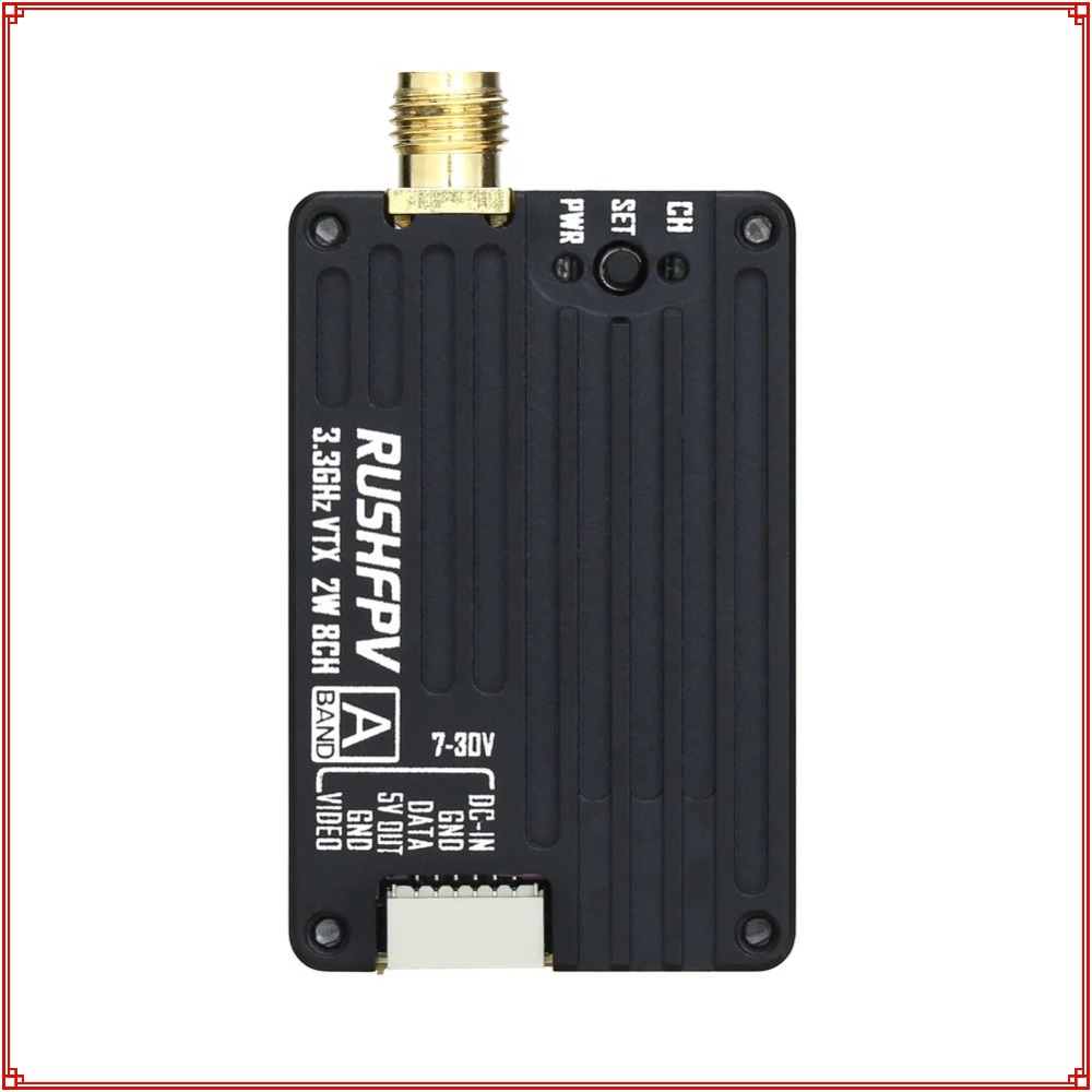 2026 New RUSHFPV 3.3G 2W VTX T - Drone Rc Receiver And Transmitter avis et prix