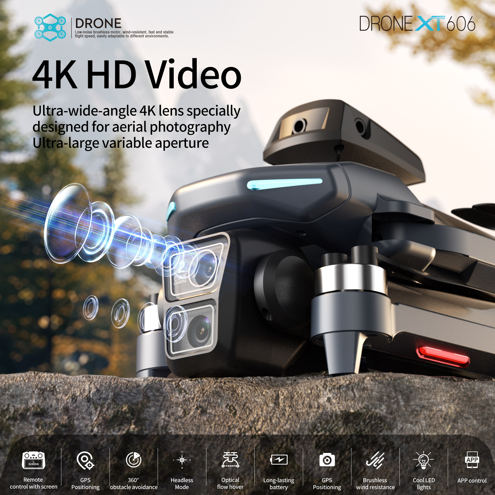 XT606 MAX GPS NEW Drone 8k Pro - Drone Top Rc avis et prix