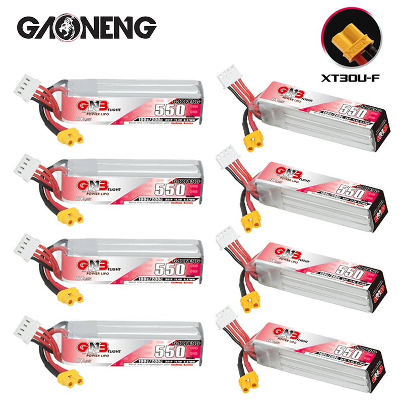 GNB HV 11.4V 550mAh 100C/200C  - Drone Carrera Rc avis et prix