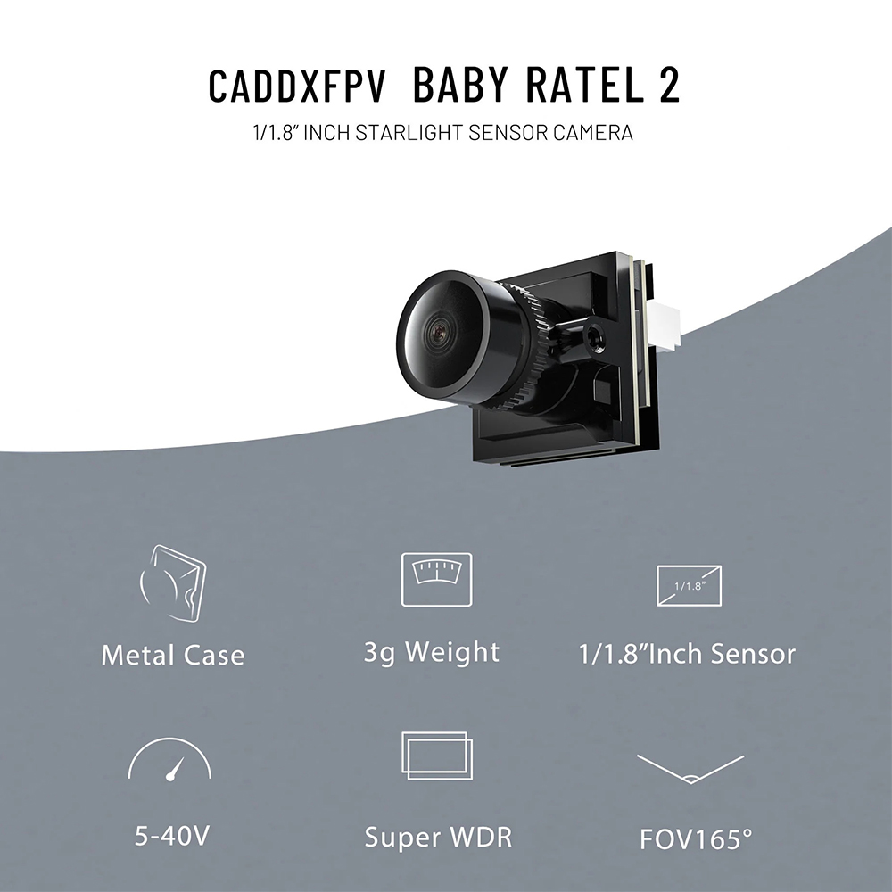 CADDX Micro FPV Camera Ratel 2 - Drone Rc With Camera avis et prix
