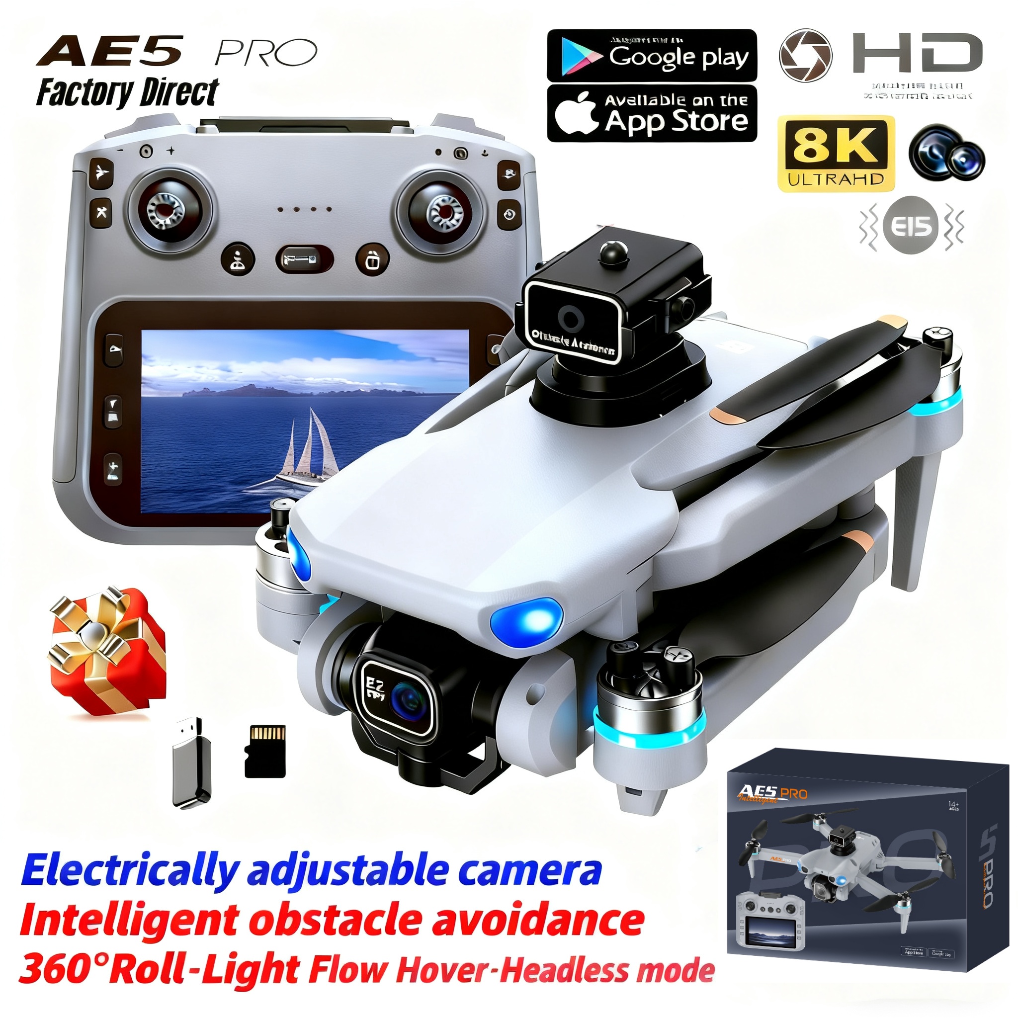 2026 New AE5 Pro Drone 8K HD 4 - Lyzrc Drone avis et prix