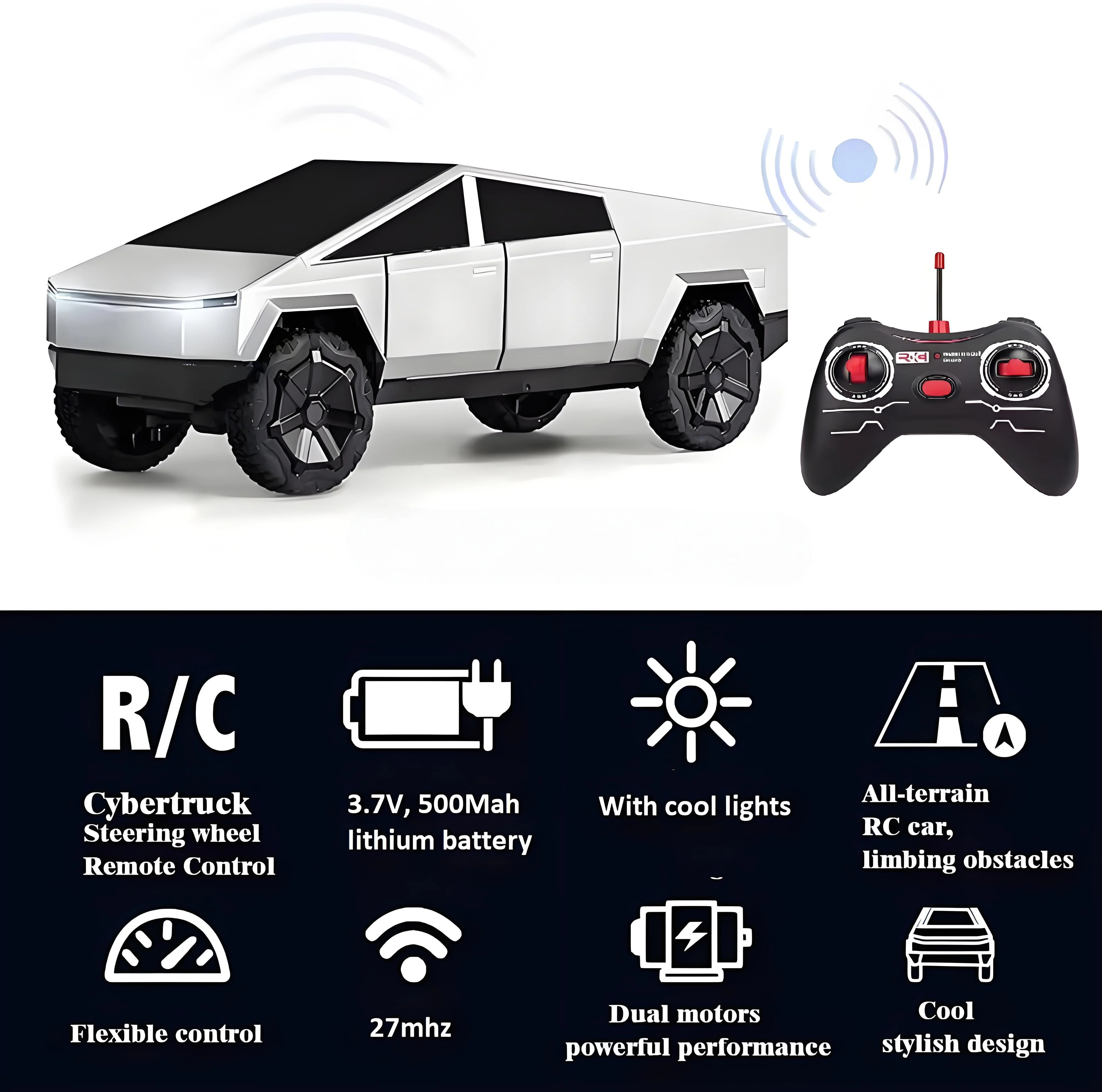 1:24 RC Cybertruck Pickup 4WD  - Drone Lidi Rc avis et prix