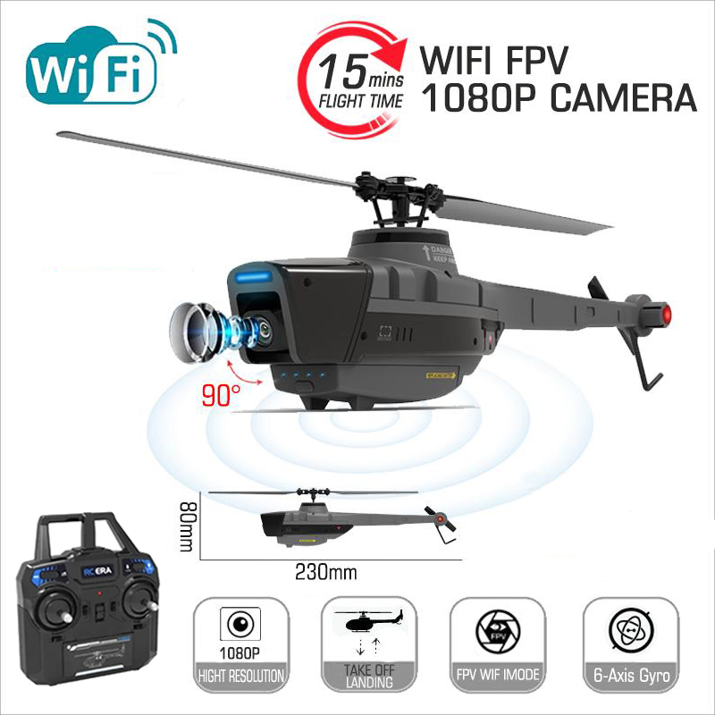 C128 2.4G RC Helicopter 4 Prop - Drone Vs Rc Helicopter avis et prix