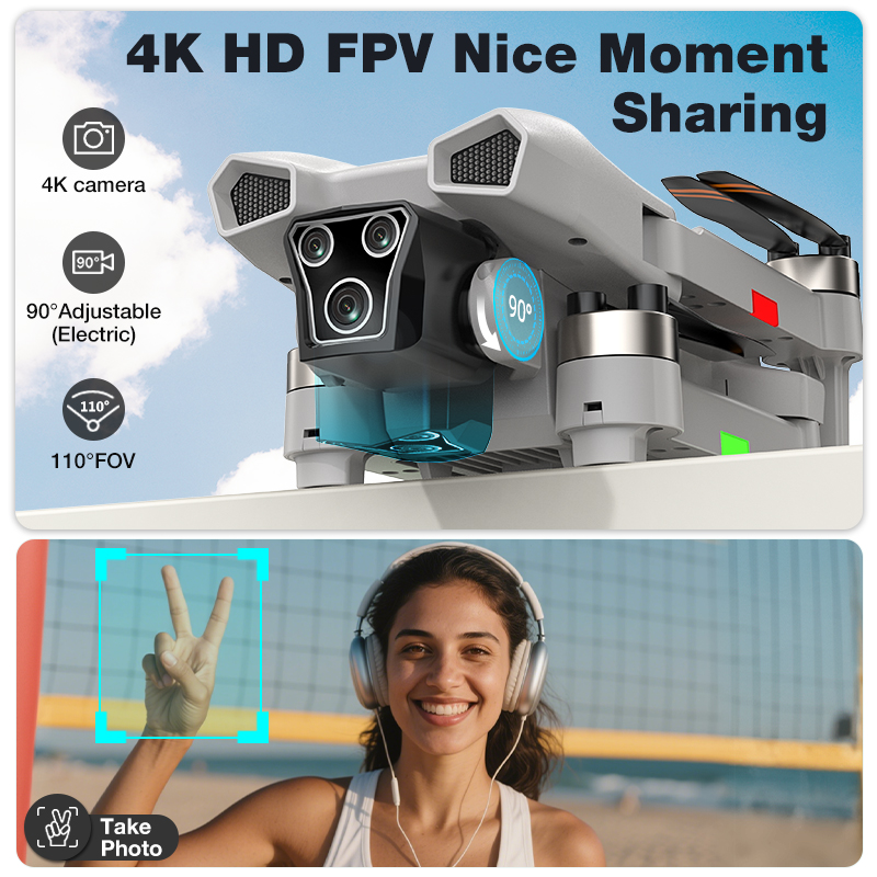 New L107 PRO Drone 8k Aerial P - Lyzrc Drone avis et prix