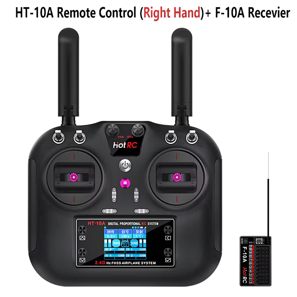 Hotrc HT-10A 2.4G 10CH Transmi - Drone Rc Receiver And Transmitter avis et prix