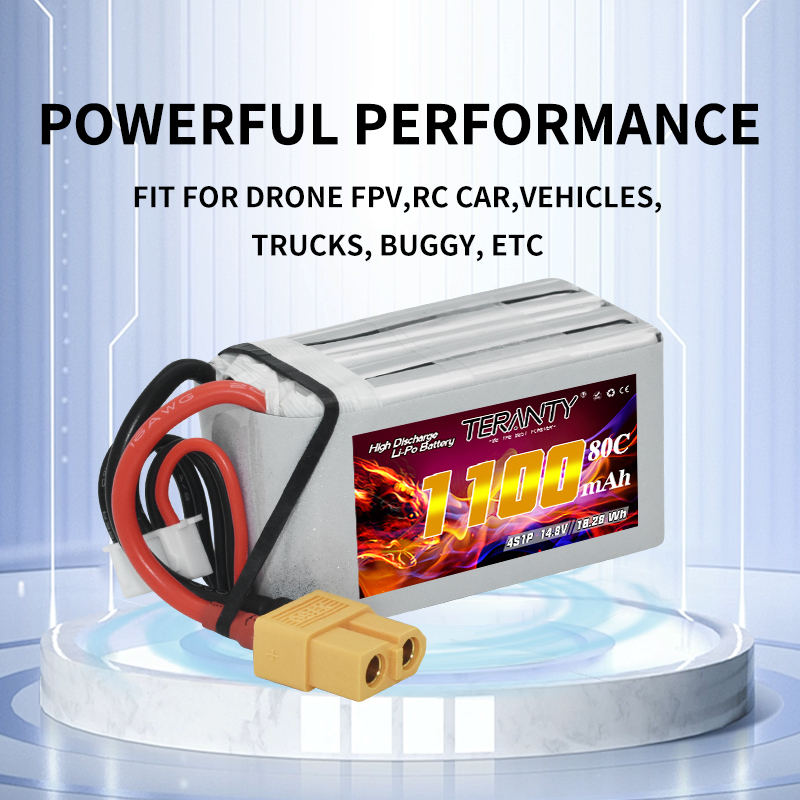 TERANTY 4S 1100mAh 80C/160C Li - Drone Carrera Rc avis et prix