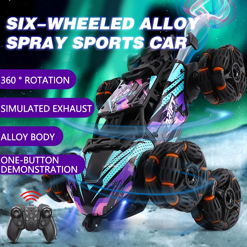 Six Wheels Dual RC Car Toy Spr - Drone Carrera Rc avis et prix