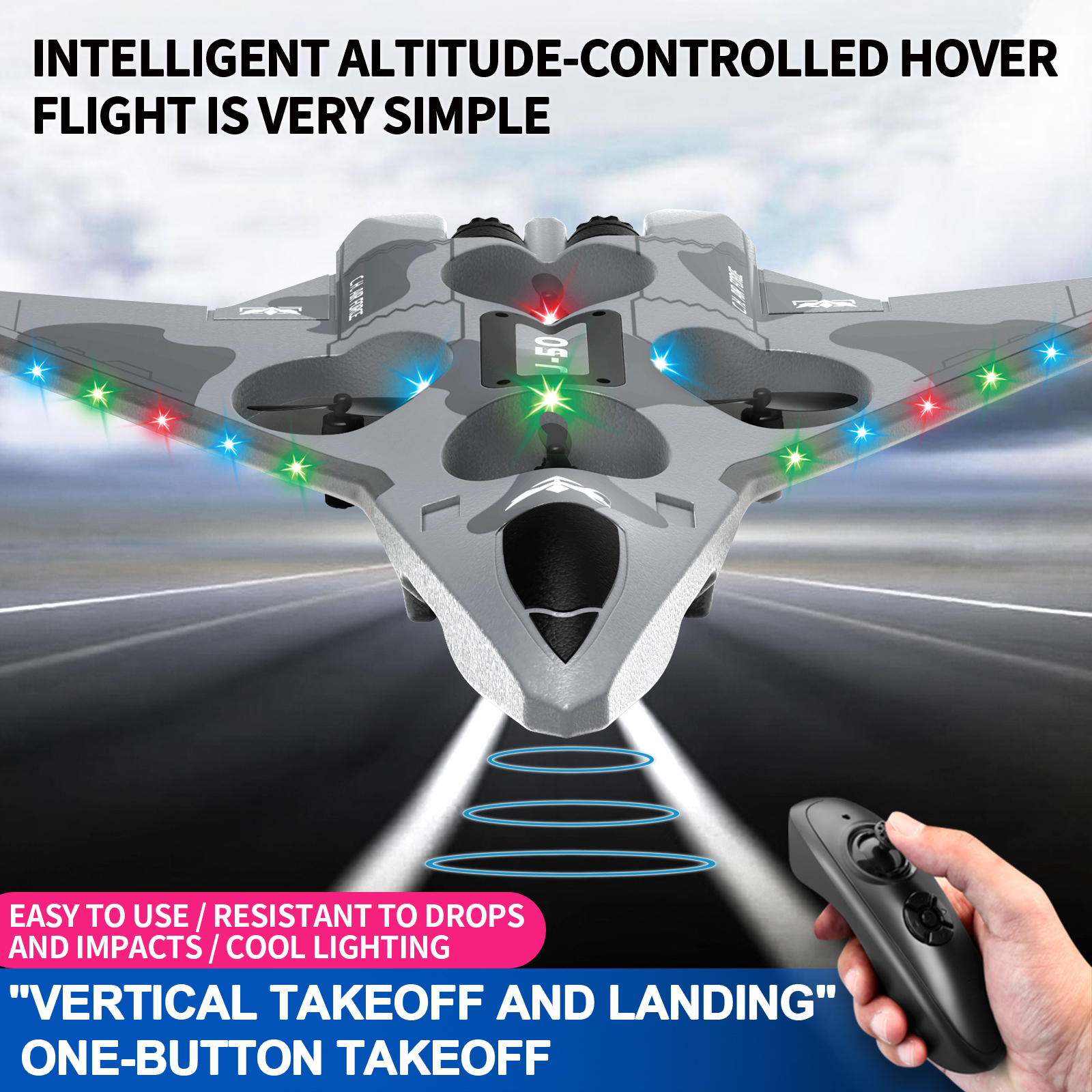 Drop-Proof RC Fighter Jet Dron - Drone Rc Fighter Jet avis et prix