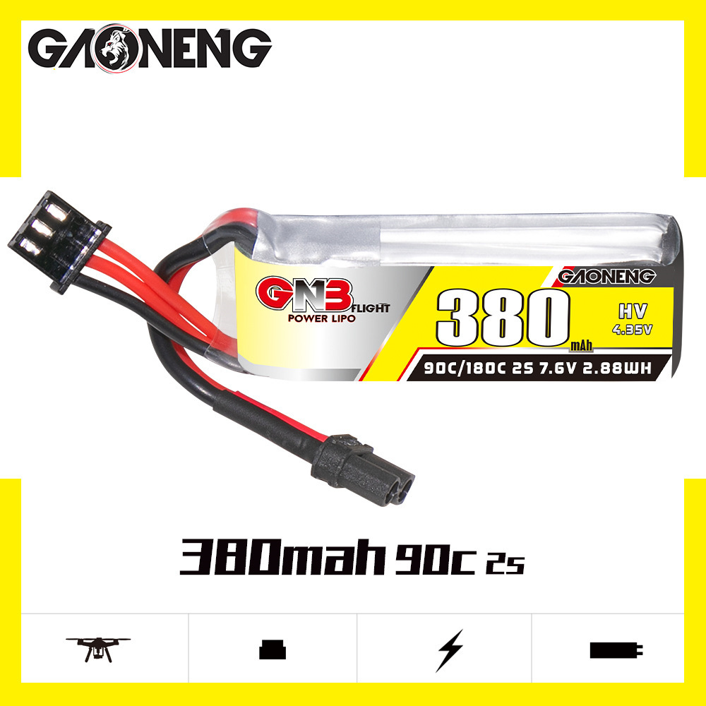 GNB 2S 7.6V 380mAh 90C/180C Li - Drone Carrera Rc avis et prix