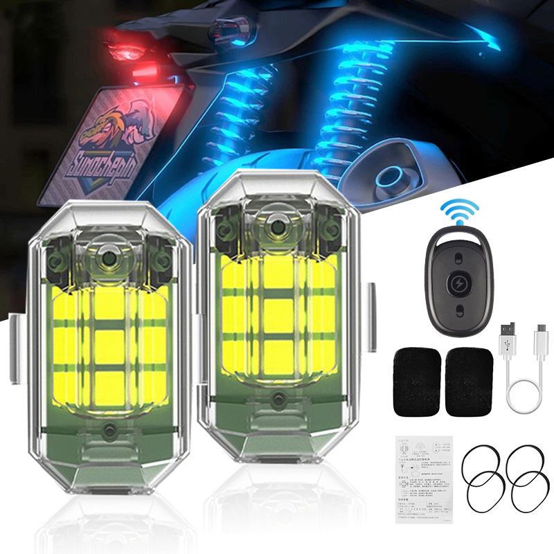 1/2/4Pc Remote Motorcycle Ligh - Drone Lidi Rc avis et prix