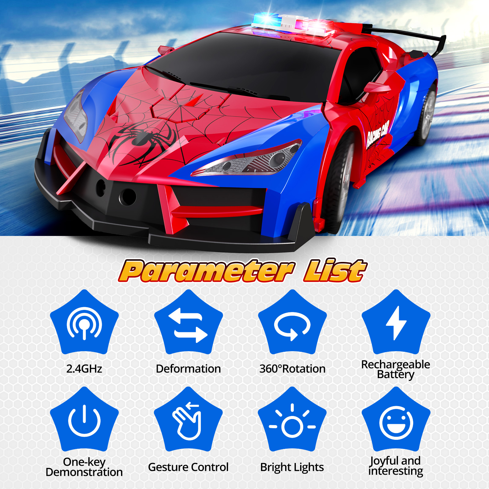 Remote Control Car - Gesture S - Drone Lidi Rc avis et prix