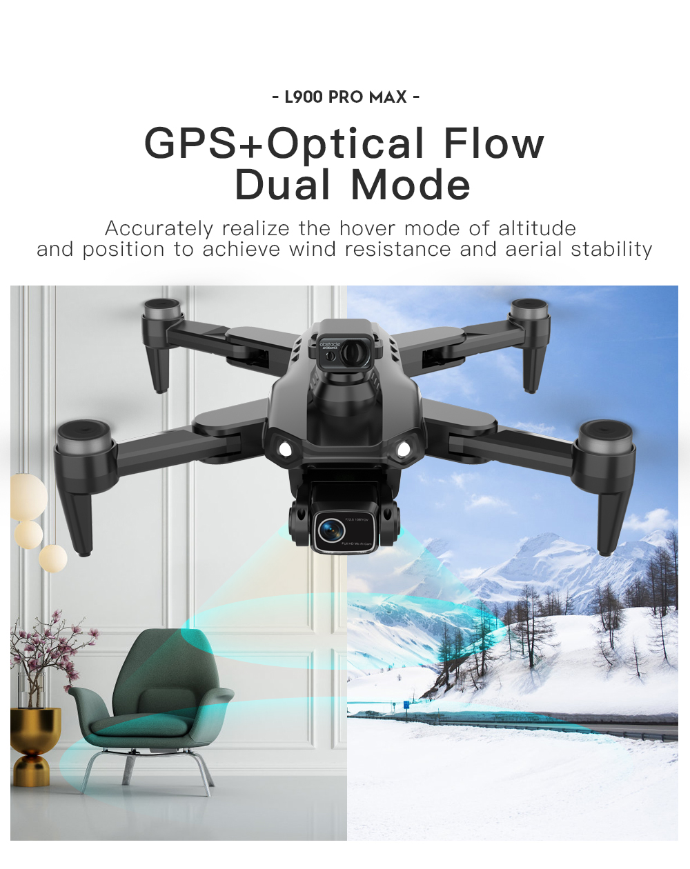 LYZRC L900 PRO MAX Laser obsta - Lyzrc Drone avis et prix