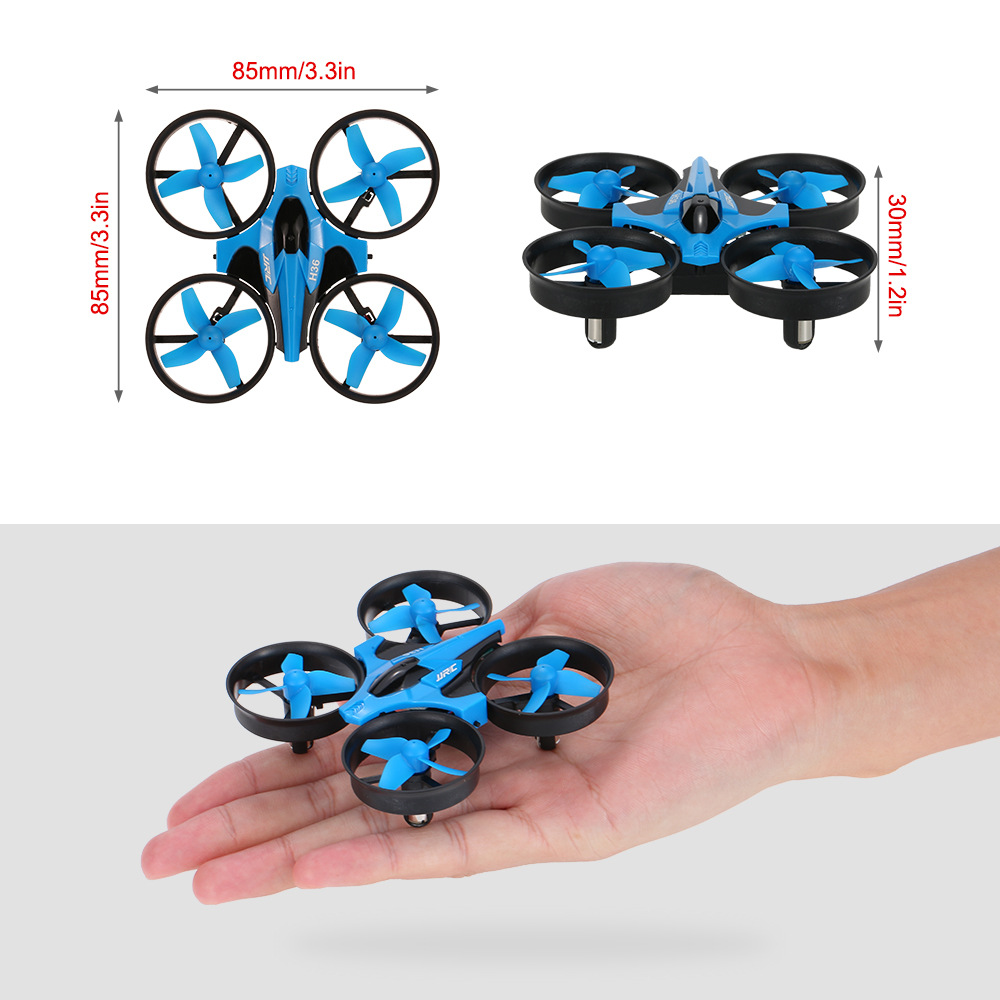 Newest Mini Drone JJRC H36 RC  - Drone Vs Rc Helicopter avis et prix