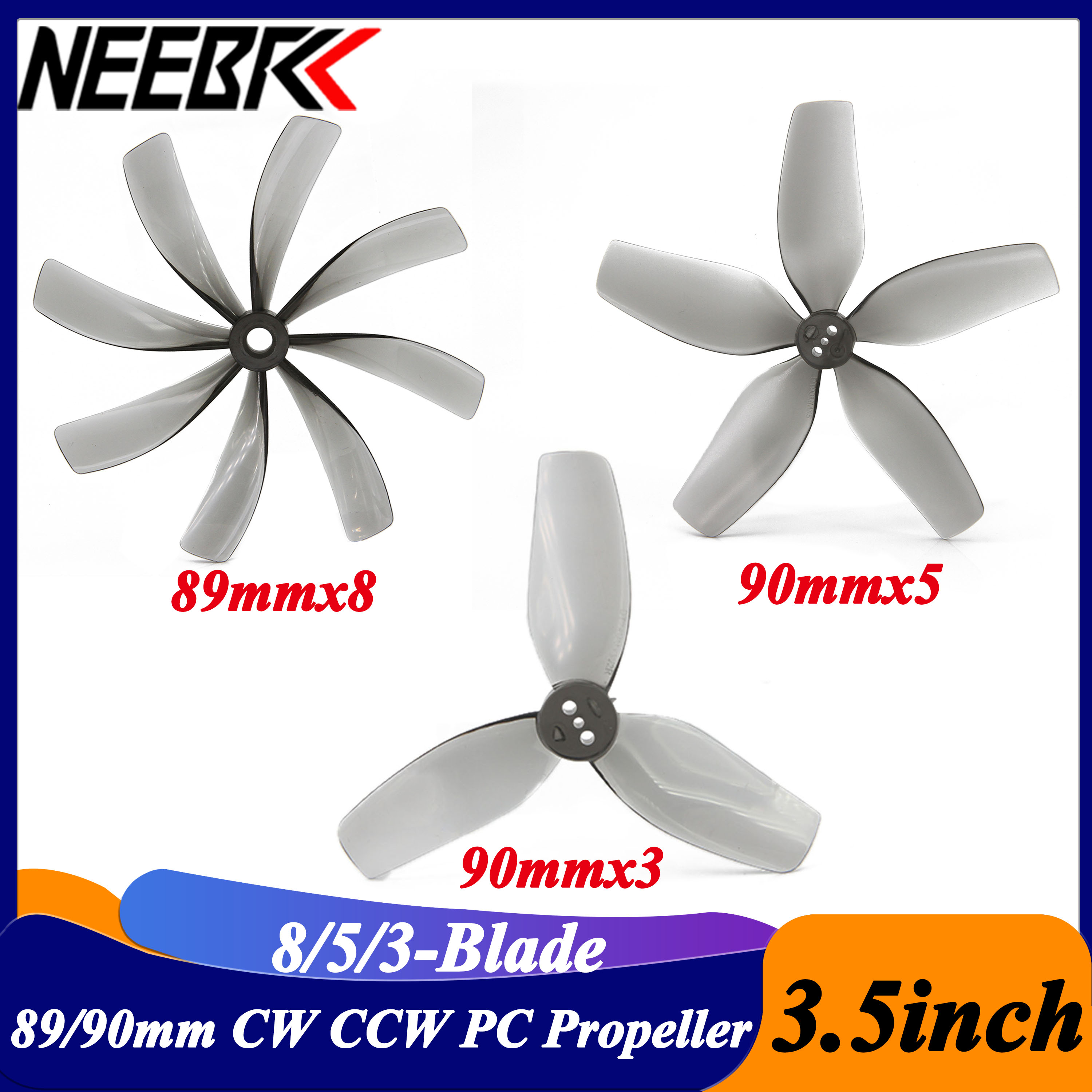2Pairs 3.5inch 89x8 90x5 90x3  - Fpv Racing Motor avis et prix