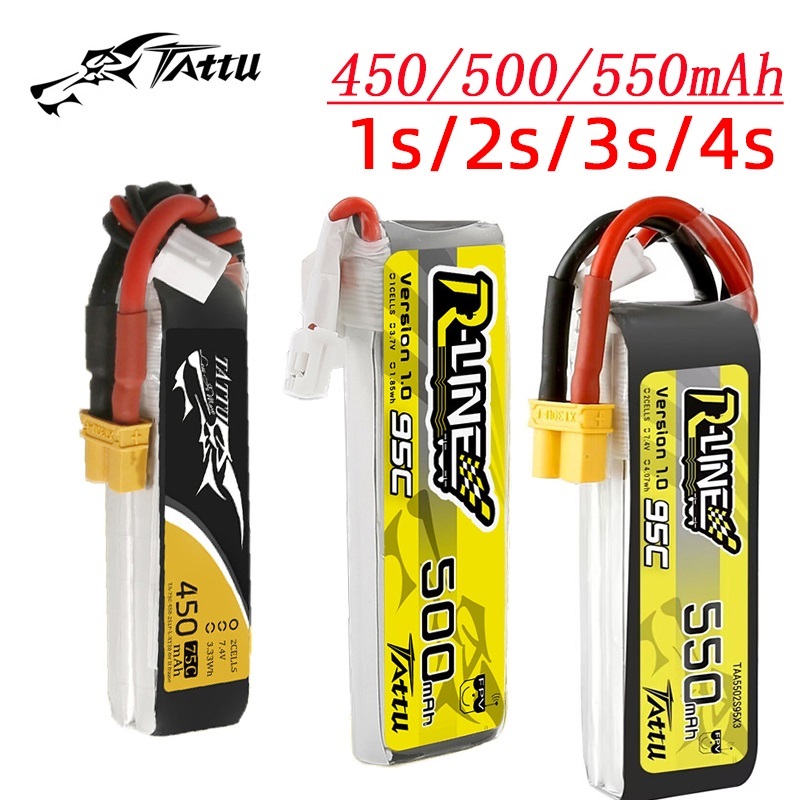3Pcs NEW TATTU 450/500/550mAh  - Drone Carrera Rc avis et prix