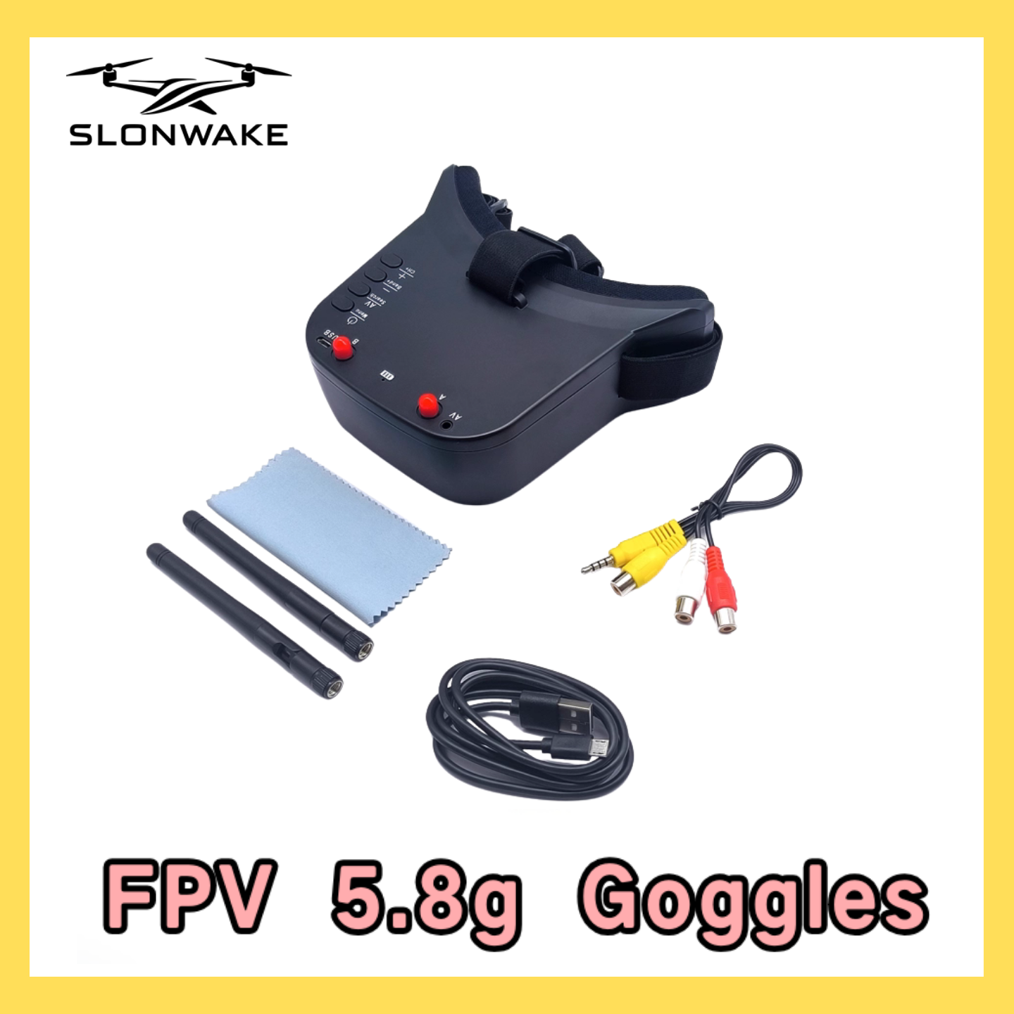 SLONWAKE 5.8G 48CH FPV 400mw V - Drone Rc With Camera avis et prix