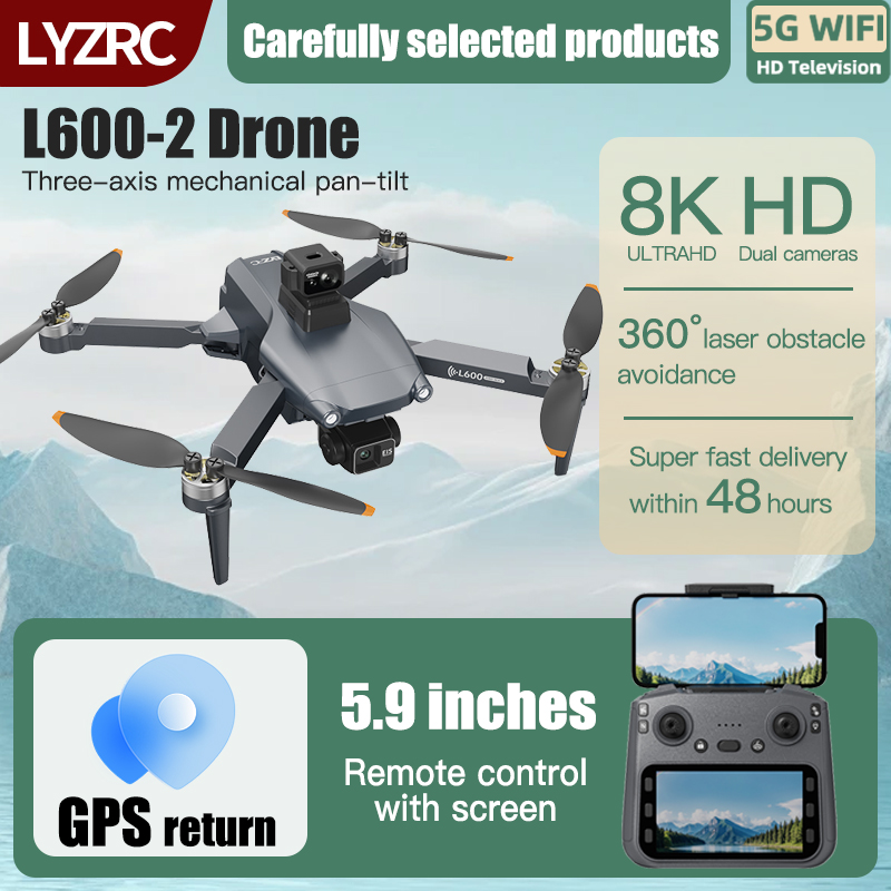LYZRC L600-2 MAX GPS Drone 3-A - Lyzrc Drone avis et prix
