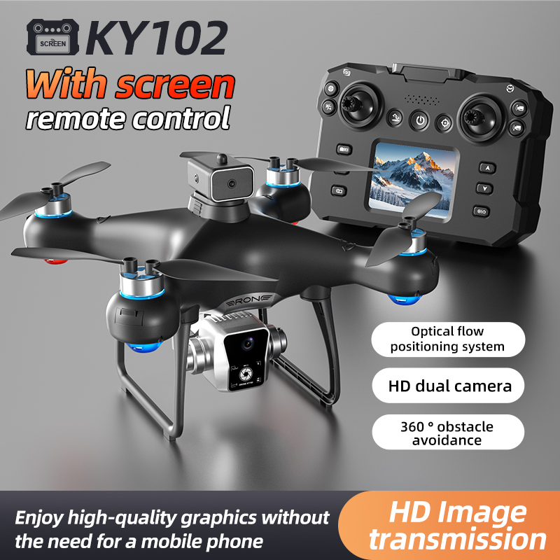 New KY102 With Screen Rc Drone - Drone Ky102 Rc avis et prix