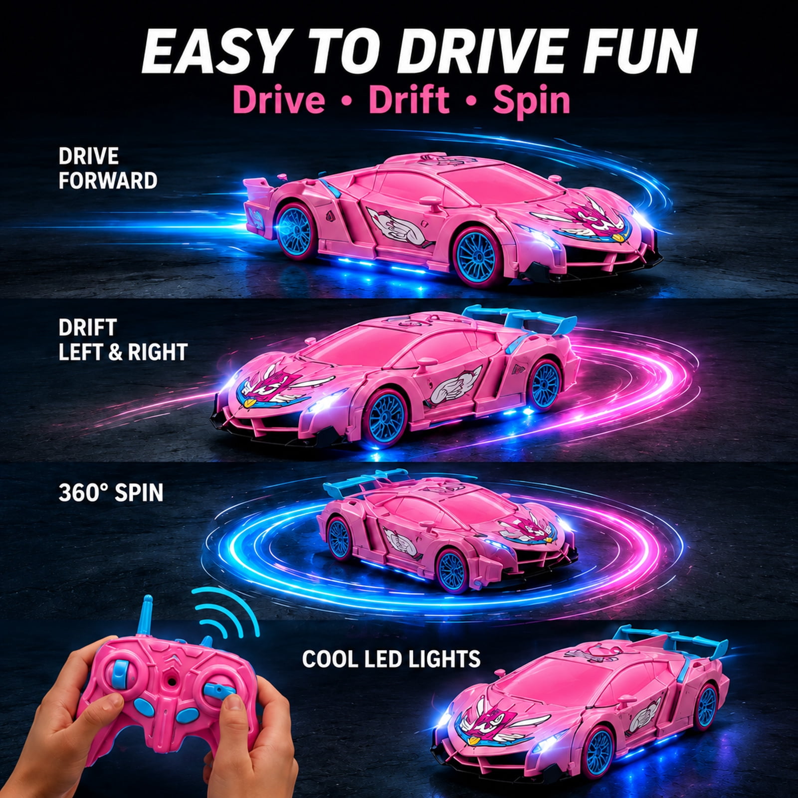 Unicorn RC Transforming Robot  - Drone Lidi Rc avis et prix