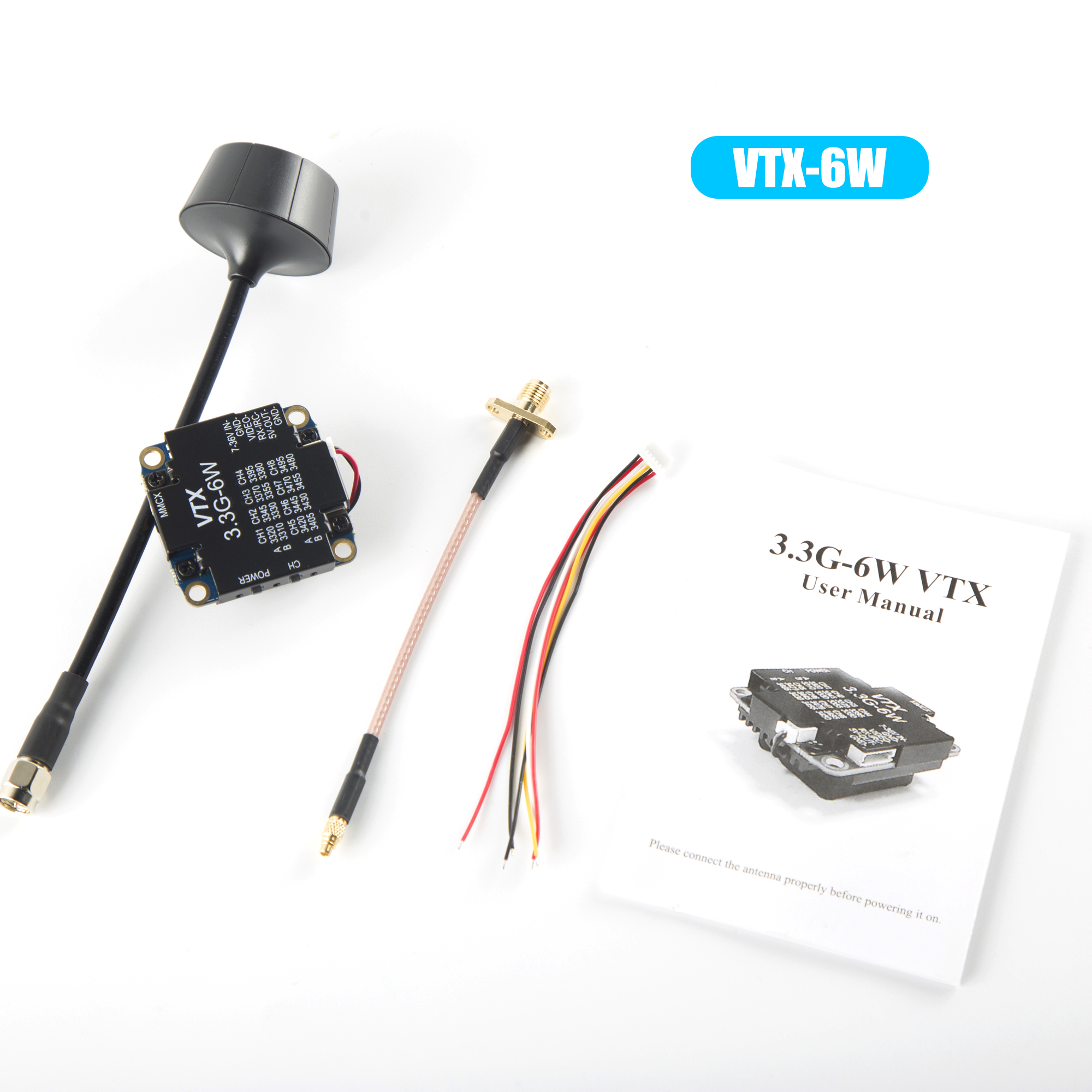 FPV Video Transmitter 3.3G 6W  - Drone Rc Control avis et prix
