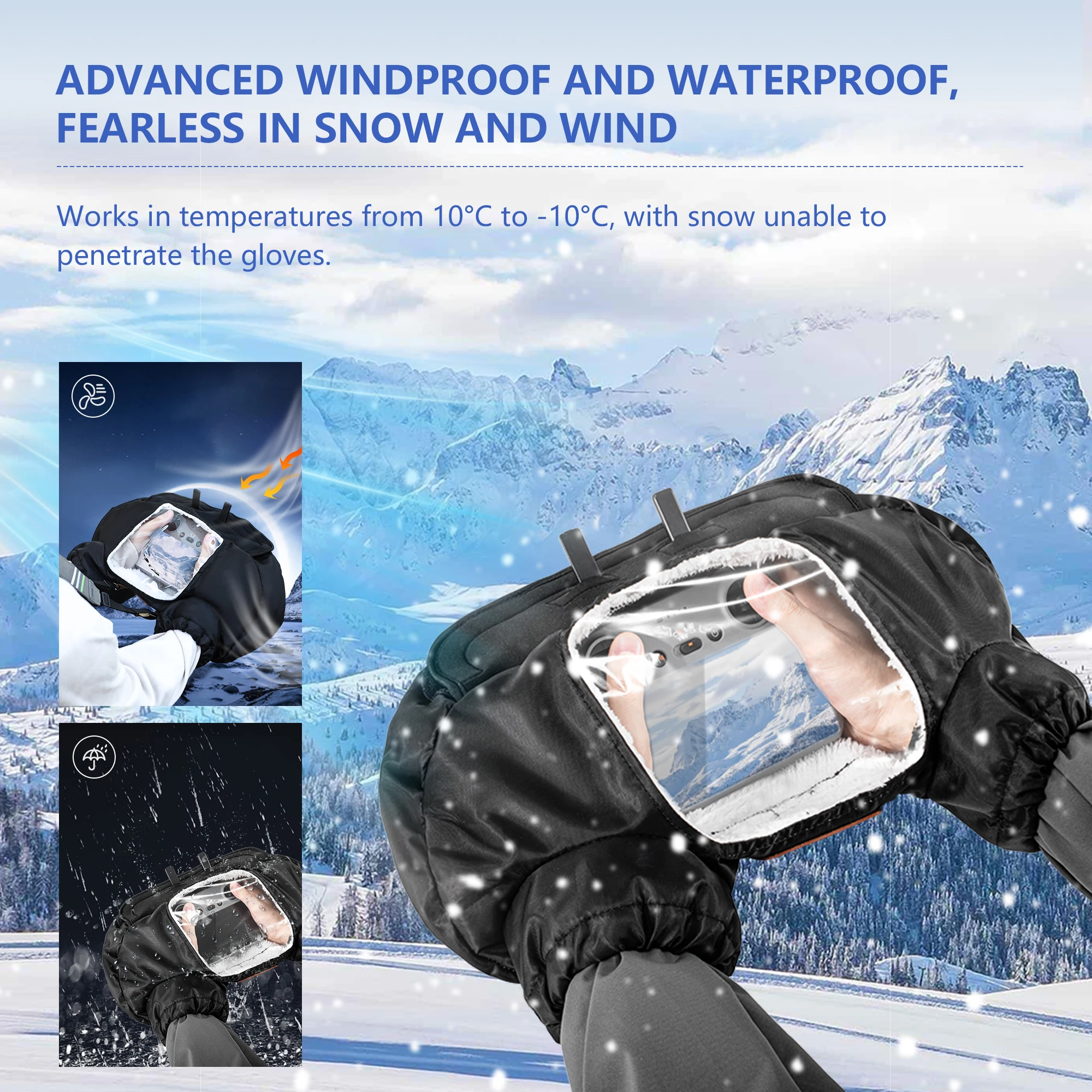 Winter Warm Gloves Drone Fligh - Drone Rcfpvpro avis et prix